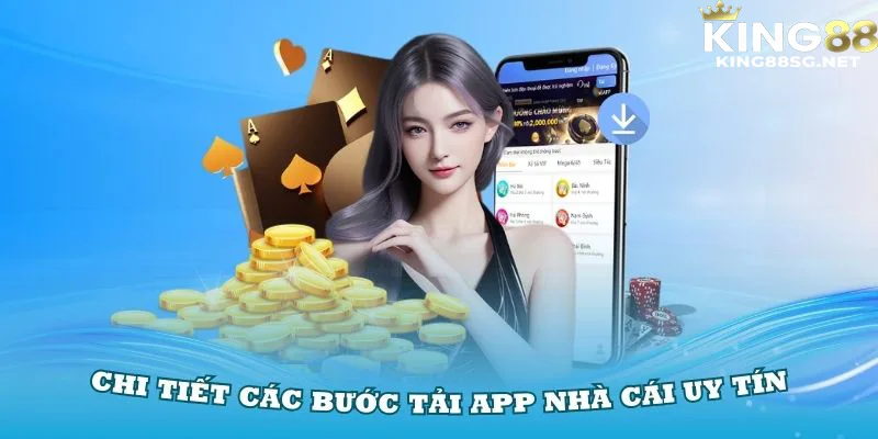 4 bước tải app King88 đơn giản