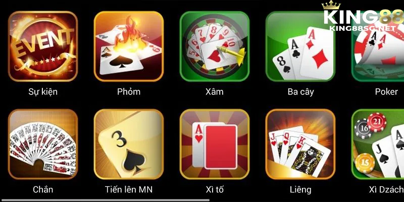 Sơ lược về sảnh game bài King88 bạn nên biết